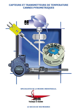 Catalogues des instruments de mesure de température Catalcaravel